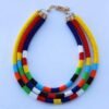 APUJO African multicolored necklace