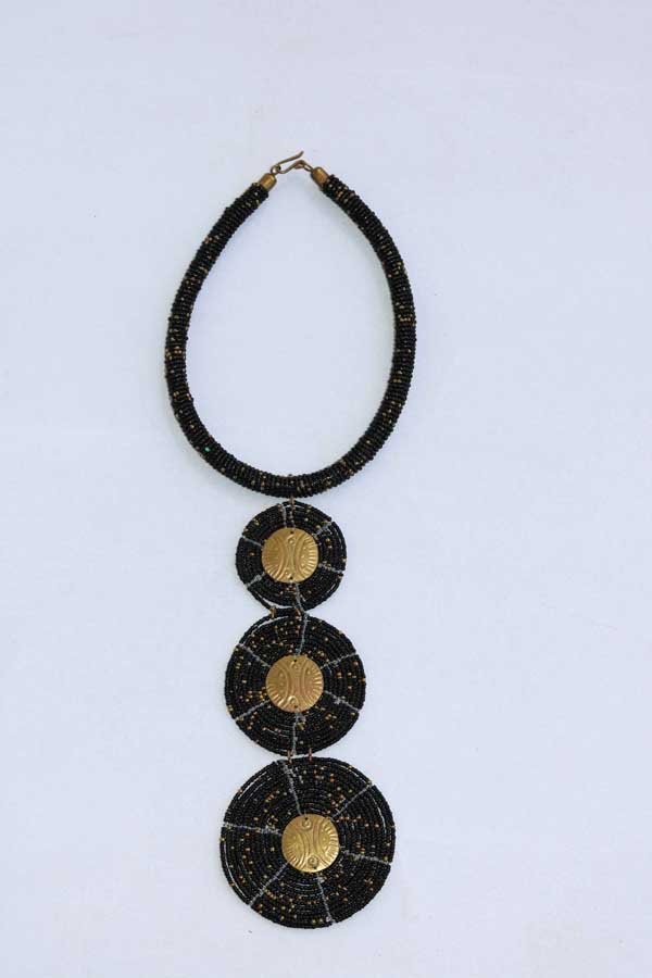 38d.jpg MSIA African tiered necklace, Pendant necklace