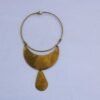 KAMENE African brass necklace Handmade statement jewelry