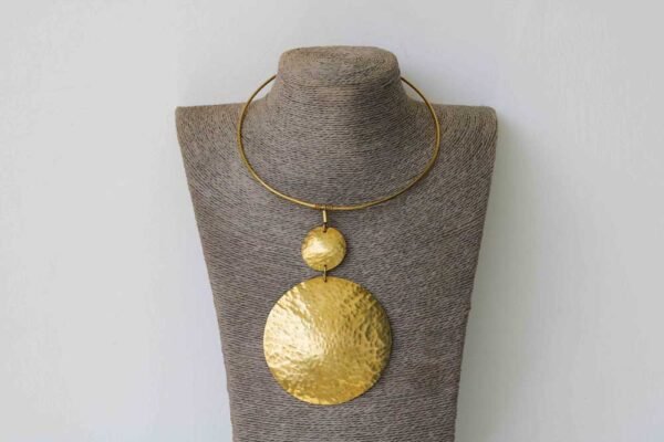 MIMI African brass necklace