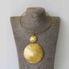 MIMI African brass necklace