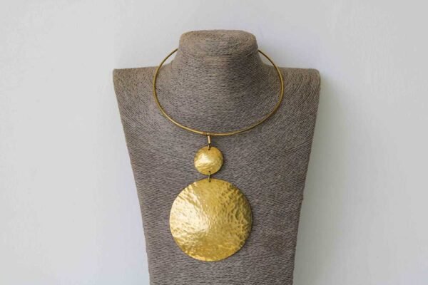 MIMI African brass necklace