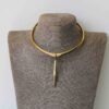 MONA African brass necklace