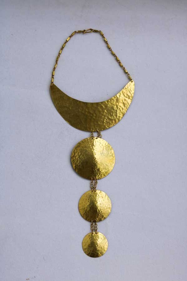 MARA African brass necklace