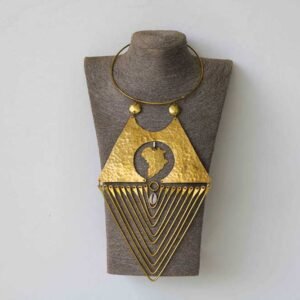 KITI African brass necklace