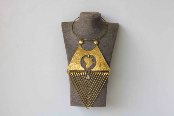 KITI African brass necklace