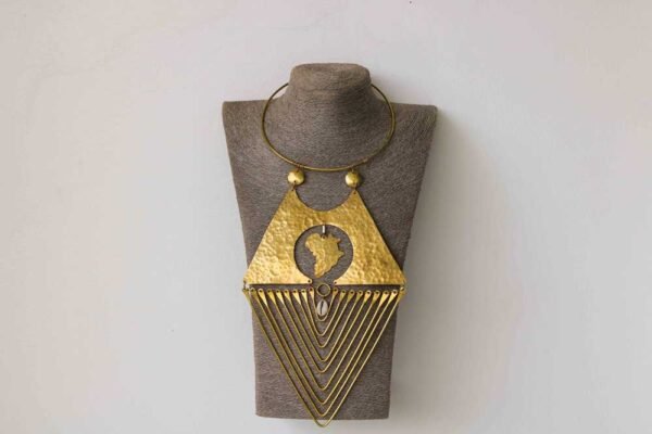 KITI African brass necklace