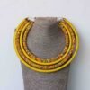 YUSUF African Beaded layered necklace