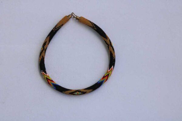 TAU African Beaded necklace, Zulu Tribal Necklace