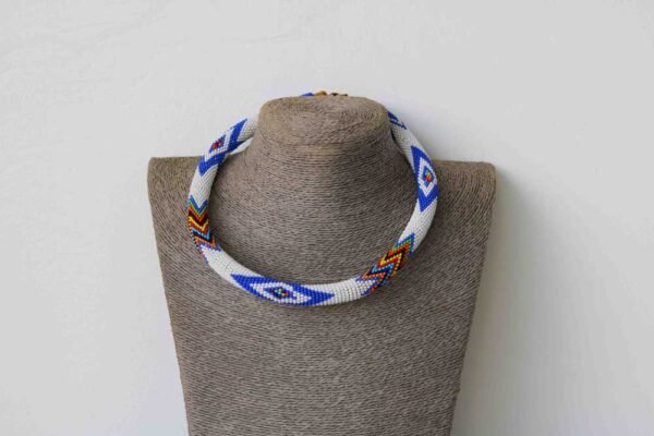 ZAO African Beaded necklace, Zulu Tribal Necklace