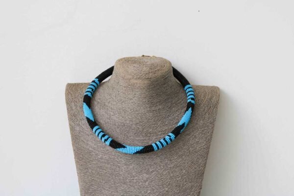BIYA African Beaded necklace, Zulu Tribal Necklace
