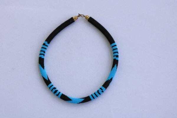 BIYA African Beaded necklace, Zulu Tribal Necklace
