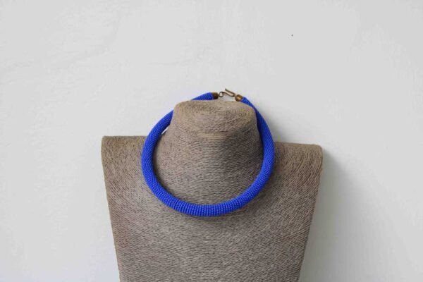 90.jpg KIFARU African Beaded necklace, Zulu Tribal Necklace