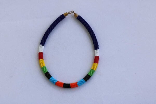 92b.jpg MBUZI African Beaded necklace, Zulu Tribal Necklace