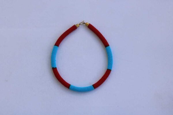 ZARO African Beaded necklace, Zulu Tribal Necklace