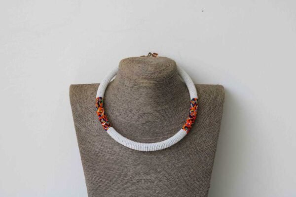 98b.jpg OGEMBO African Beaded necklace, Zulu Tribal Necklace