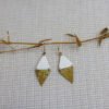 BUSU African Brass and Bone earrings