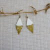 BUSU African Brass and Bone earrings
