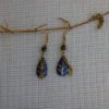 BAHA African Brass and Bone earrings