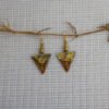 BAYA African Brass and Bone earrings