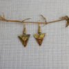 BAYA African Brass and Bone earrings
