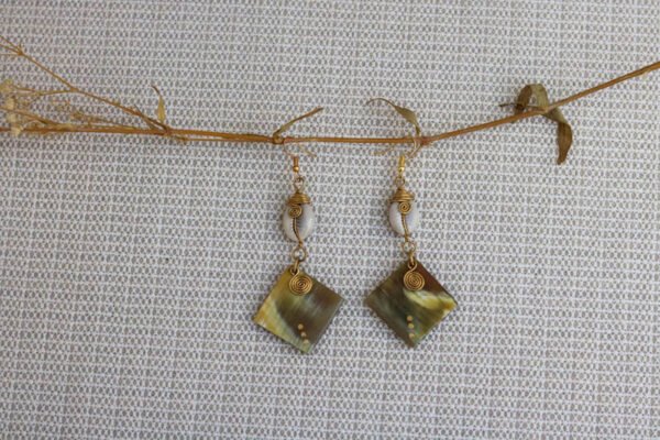 BAVANA African Bone earring