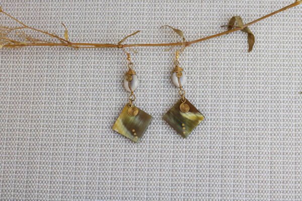 BAVANA African Bone earring