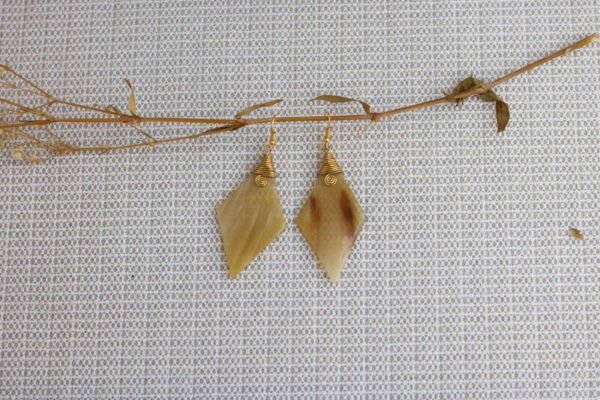 BUSARA African Bone earrings