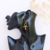 IDI Ankh Brass earrings