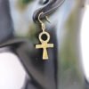 IDI Ankh Brass earrings