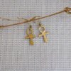 IDI Ankh Brass earrings