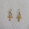 IDI Ankh Brass earrings