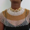 DIN African Beaded wedding necklace