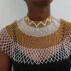 DIN African Beaded wedding necklace