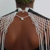DINA Beaded shawl necklace