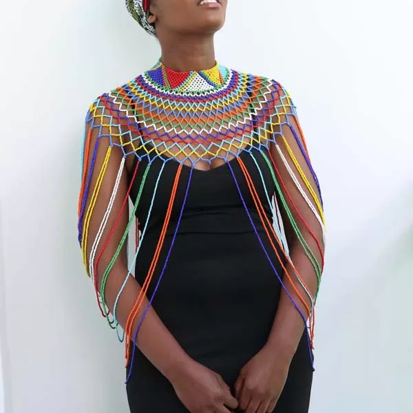 DAKA Beaded shawl necklace