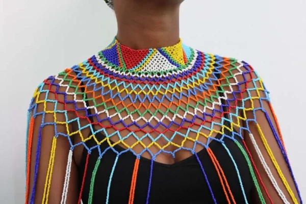 DAKA Beaded shawl necklace