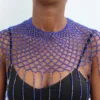 DEMBA Beaded shawl necklace