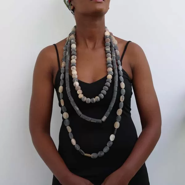 DUBA African Bone necklace