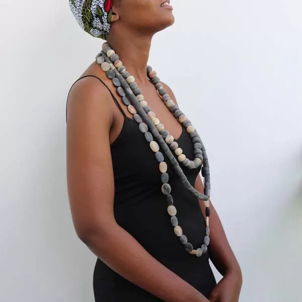 DUBA African Bone necklace