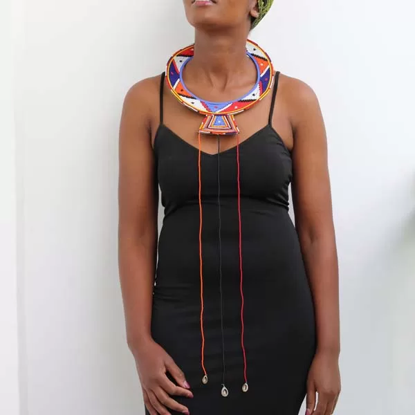 DUKU Colorful Maasai wedding necklace