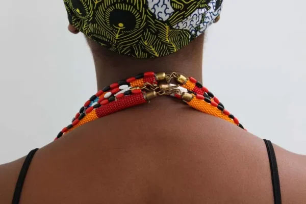 DURO Colorful Maasai wedding necklace