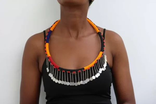 DONA Colorful Maasai Rope necklace