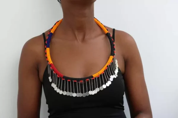 DONA Colorful Maasai Rope necklace