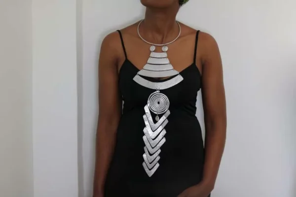 FEME African aluminum necklace