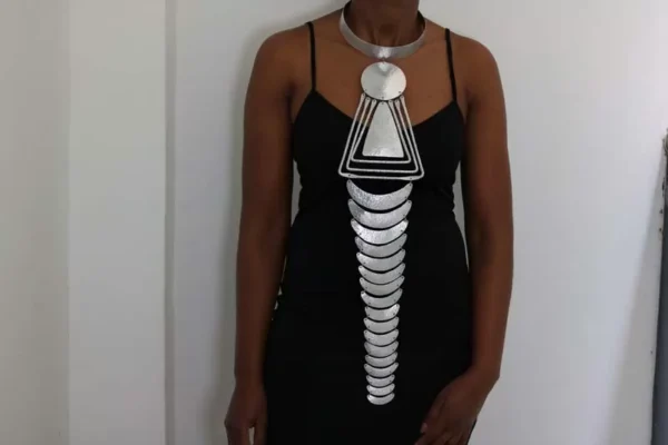 FARA African aluminum necklace