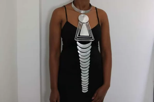 FARA African aluminum necklace