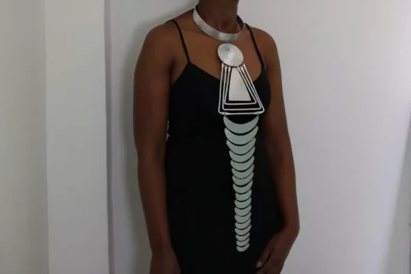 FARA African aluminum necklace