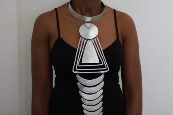 FARA African aluminum necklace