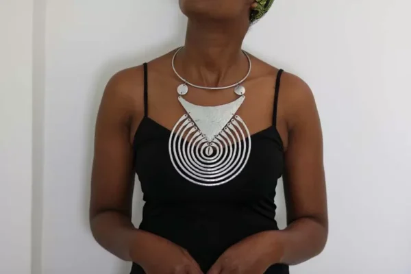 HALIMA African aluminum necklace